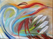Hummingbird Soul - 48x36" - Oil on Canvas - $2500.00