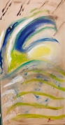 Ocean Eagle Spirit - Oil on Canvas - 24x48" - $650.00