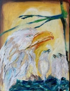 Feeding Wisdom - Oil on Canvas - 30x40" - $1400.00