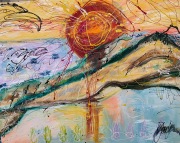Native Sunset   Oil on Canvas   60x48 - $1500.00