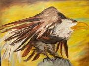 Braving the Storm - Oil on Canvas - 40x30" - $1600.00