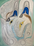Orca in Transition - Oil on Canvas - 36x48" - $2900.00