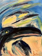 Raven Spirits Returning Home  - 36x30 - Oil on Canvas - $2200.00