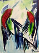 Twin Spirits, 40x36 - Oil on Canvas - $3300.00
