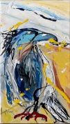 Cold Raven - 10x20" - Oil on Canvas - $800.00