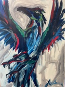 18x24-oil-on-canvas-Raven-of-sacrifice-spirit-helper-800