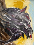 Morning Ravens - Oil on Canvas - 21x18" - $1400.00