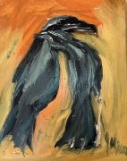 Desert Family - 16x20 - Oil on Canvas - $600.00