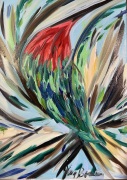 First Hummingbird of Sprint - 18x24 inches - Ol on Canvas - $800.00