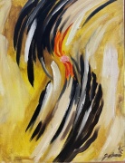 Eagle Spirits Sharing Wisdom - Oil on Canvas - 16x20" - $400.00
