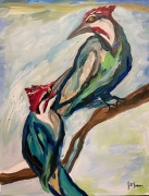 Woodpecker Series #2 - Oil on Canvas - 16x20" - $700.00