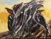 Sacrifice of the Raven Family - 18x24 - Oil on Canvas - $1400.00
