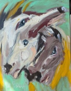 SSpirit Horses Appearing from a Lost Time - 20x16" - Oil on Canvas - $600.00