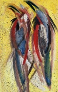 Summer Love - Ravens in Sunshine - 24x26 - Oil on Canvas - $1200.00
