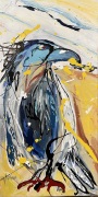 Winder Raven - 10x20 inches - Oil on Canvas - $500.00