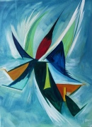 Fractured Hummingbird - 18x24" - Oil on Canvas - $2300.00