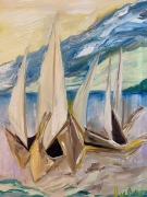 Here Comes the Sails - Oil on Canvas - 18x24"  $1800.00