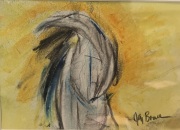 Holy Raven - 6x4 - Pastel on Paper - $300.00