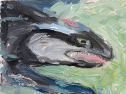Killer Whale      Oil on Canvas   8x10 - $400.00